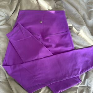 Lululemon Athletica Purple Performance Leggings